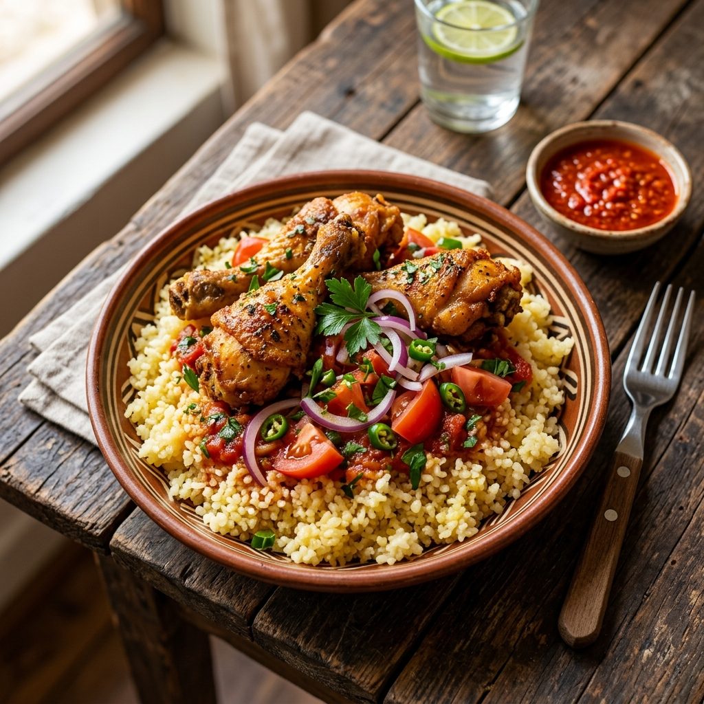 Attieke poulet