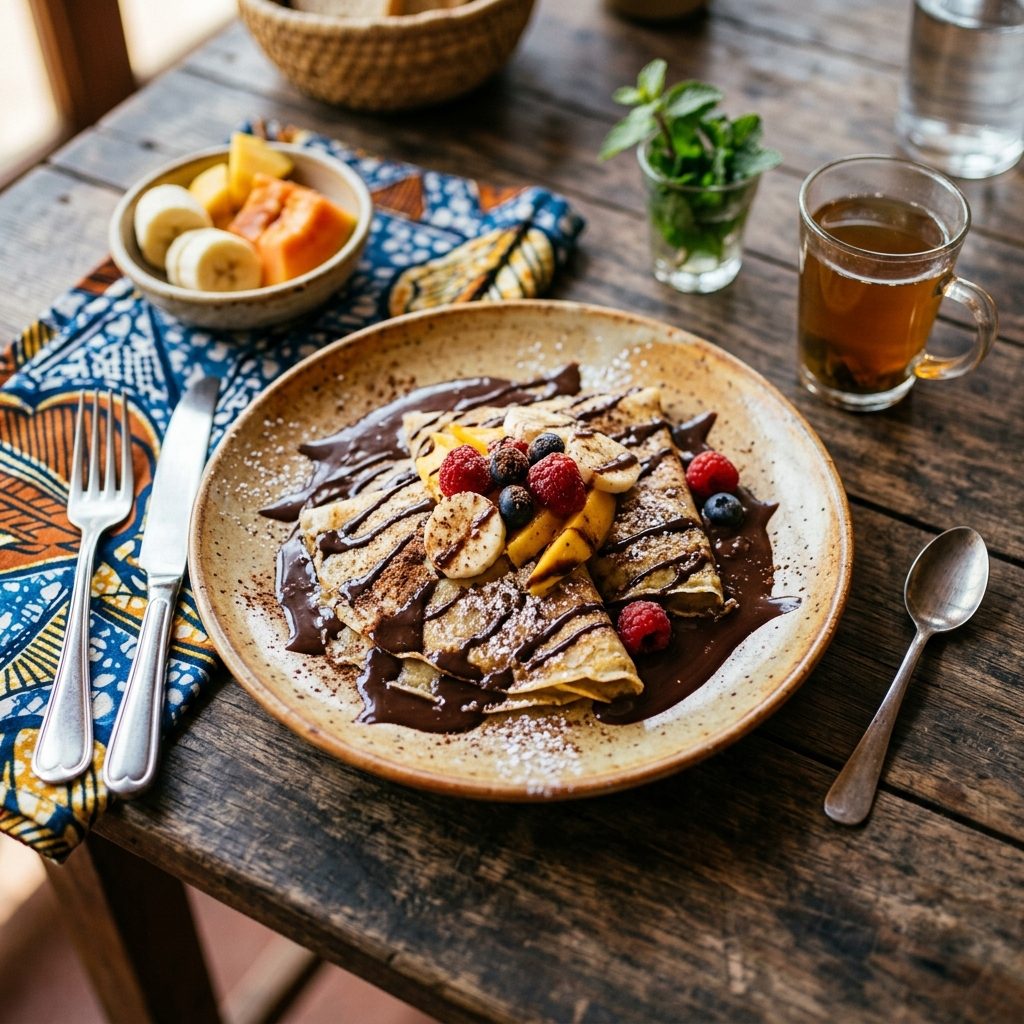 Crêpes aux chocolat