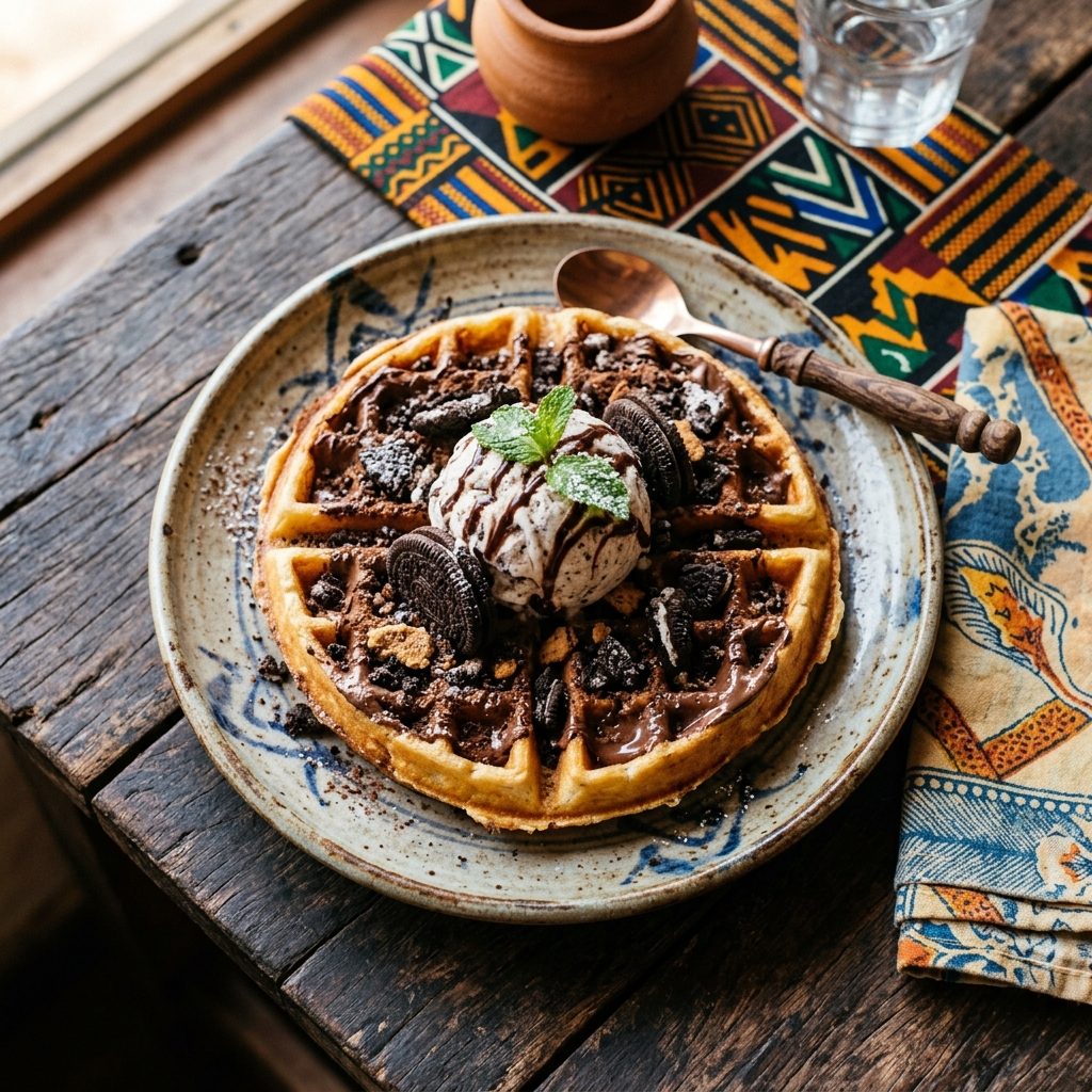 Gaufre Cookies & Cream