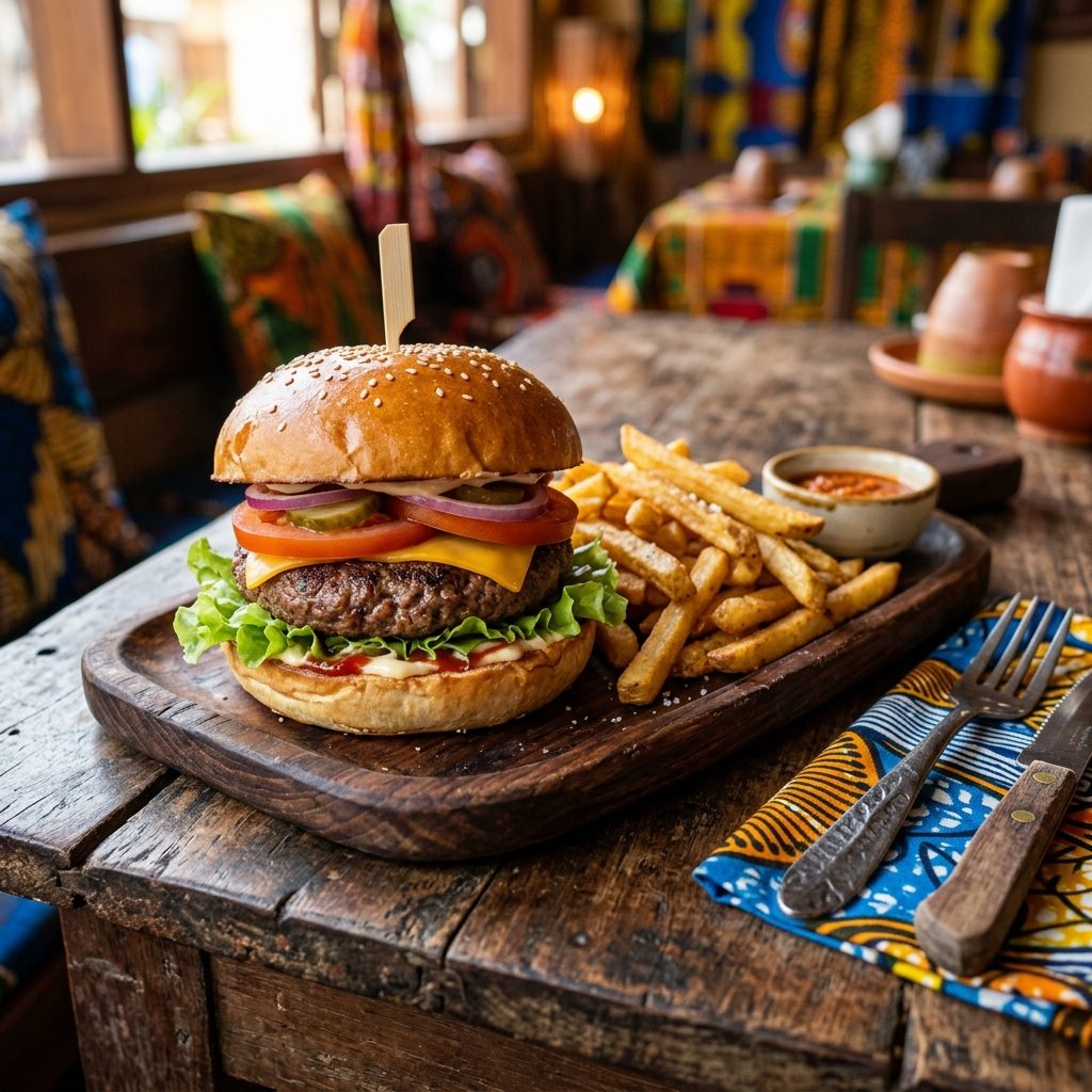 Burger Classique Viande + Frites