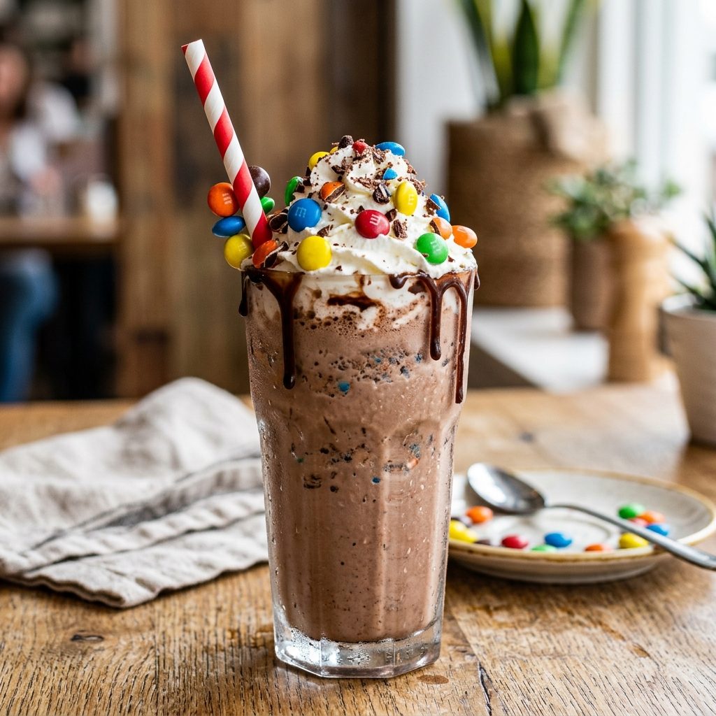 Milkshake aux M&M's