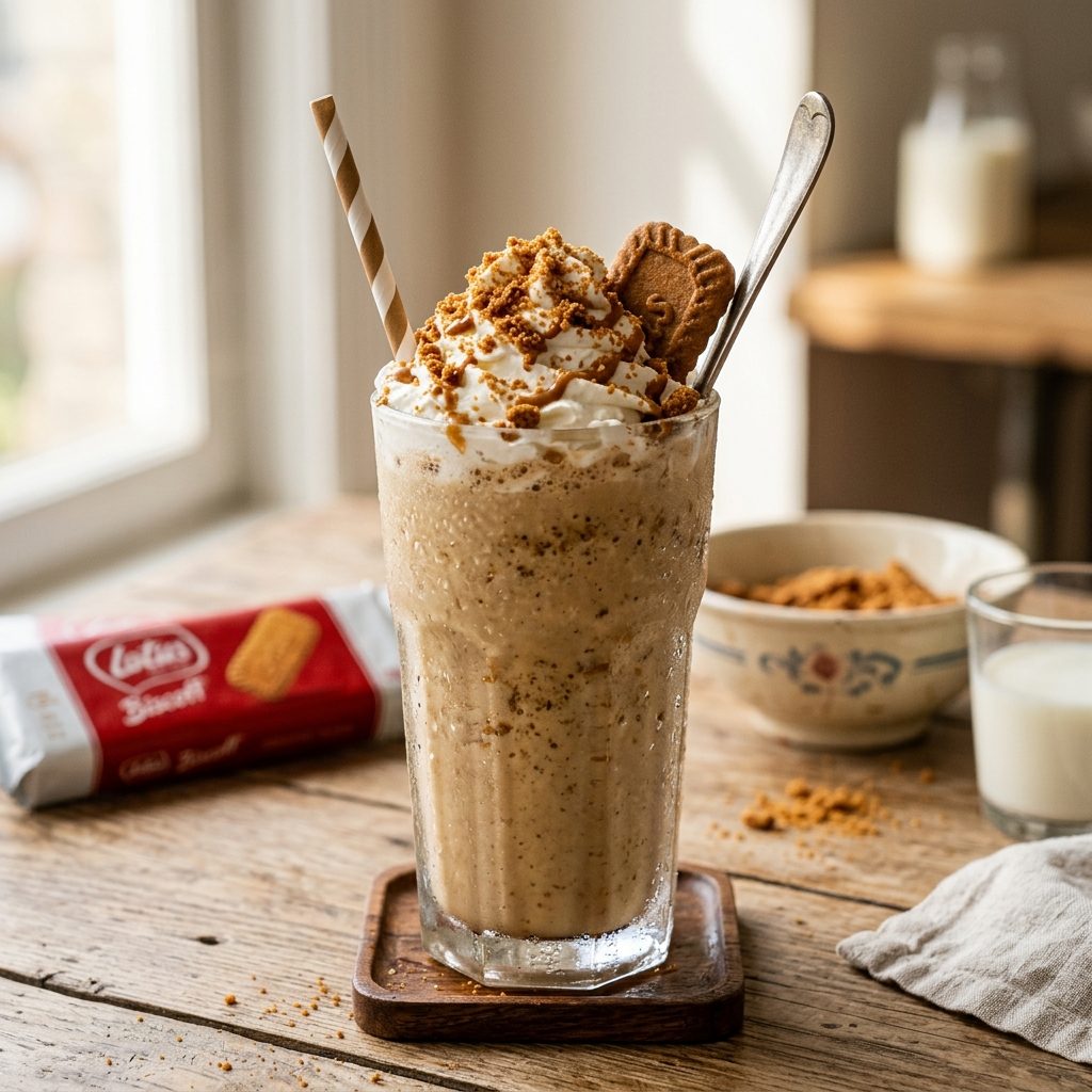 Milkshake aux Biscuits Lotus Biscoff