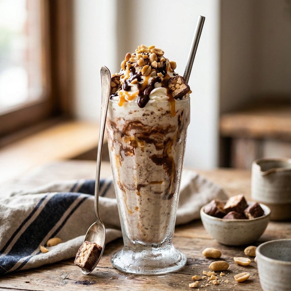 Milkshake au Snickers